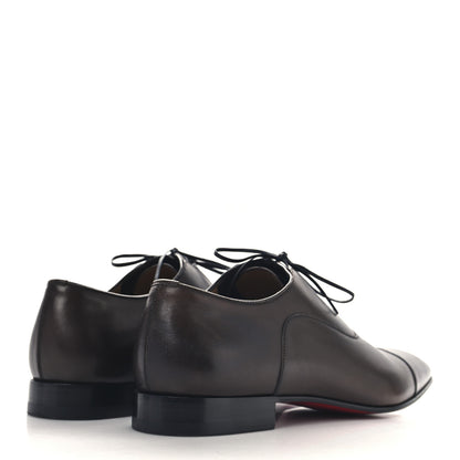 Christian Louboutin Calfskin Mens Greghost Oxfords 43 Brown 5 of 8