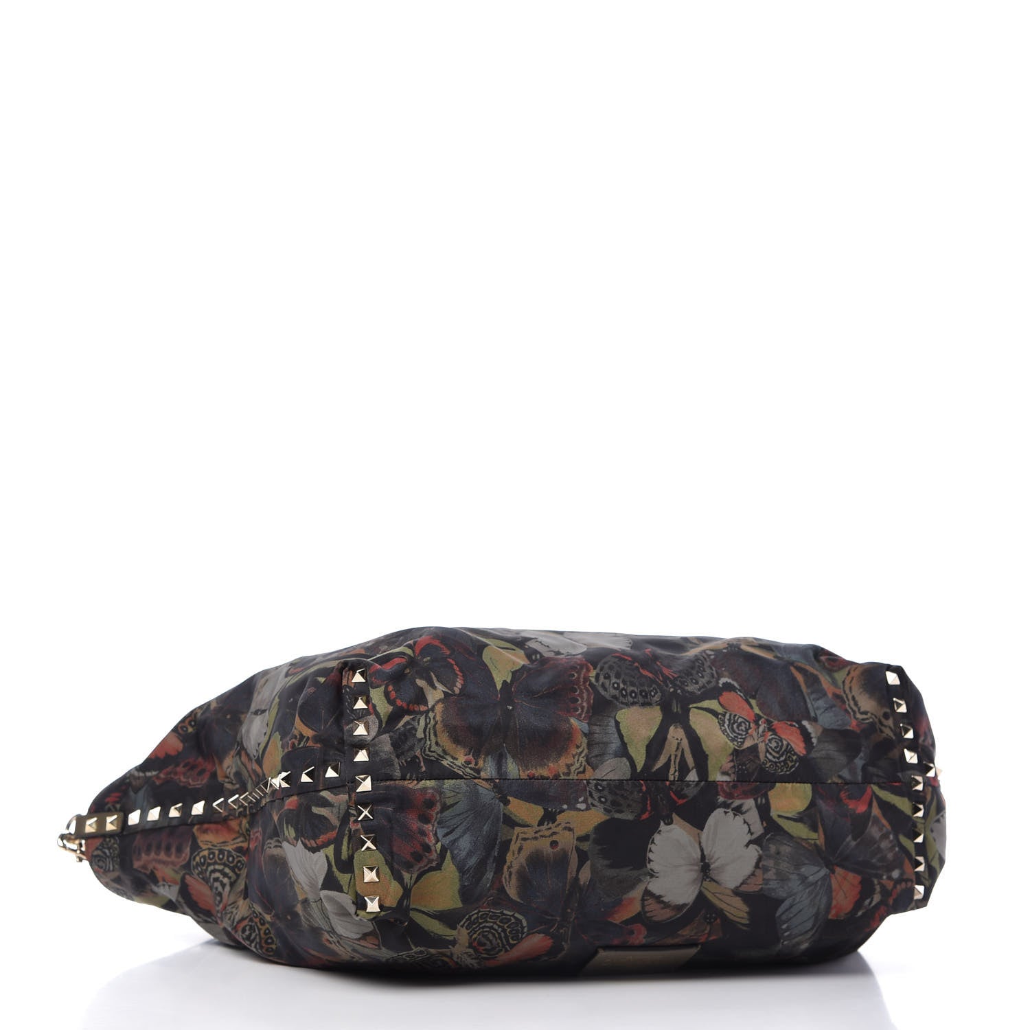 Valentino Garavani Canvas Camubutterfly Rockstud Crossbody Tote Multicolor 4 of 10
