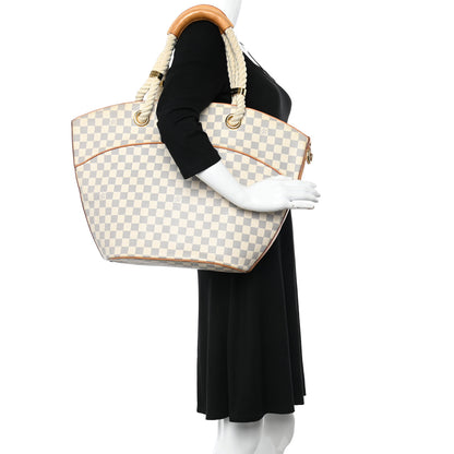 Louis Vuitton Damier Azur Pampelonne GM 2 of 10