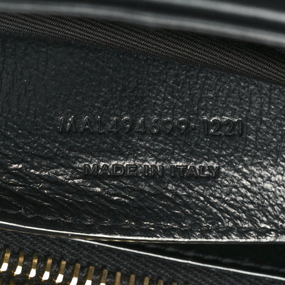 Saint Laurent Calfskin Y Quilted Monogram Small Loulou Chain Satchel Black 8 of 12