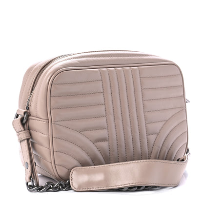 Prada Soft Calfskin Diagramme Crossbody Bag Cipria 3 of 10