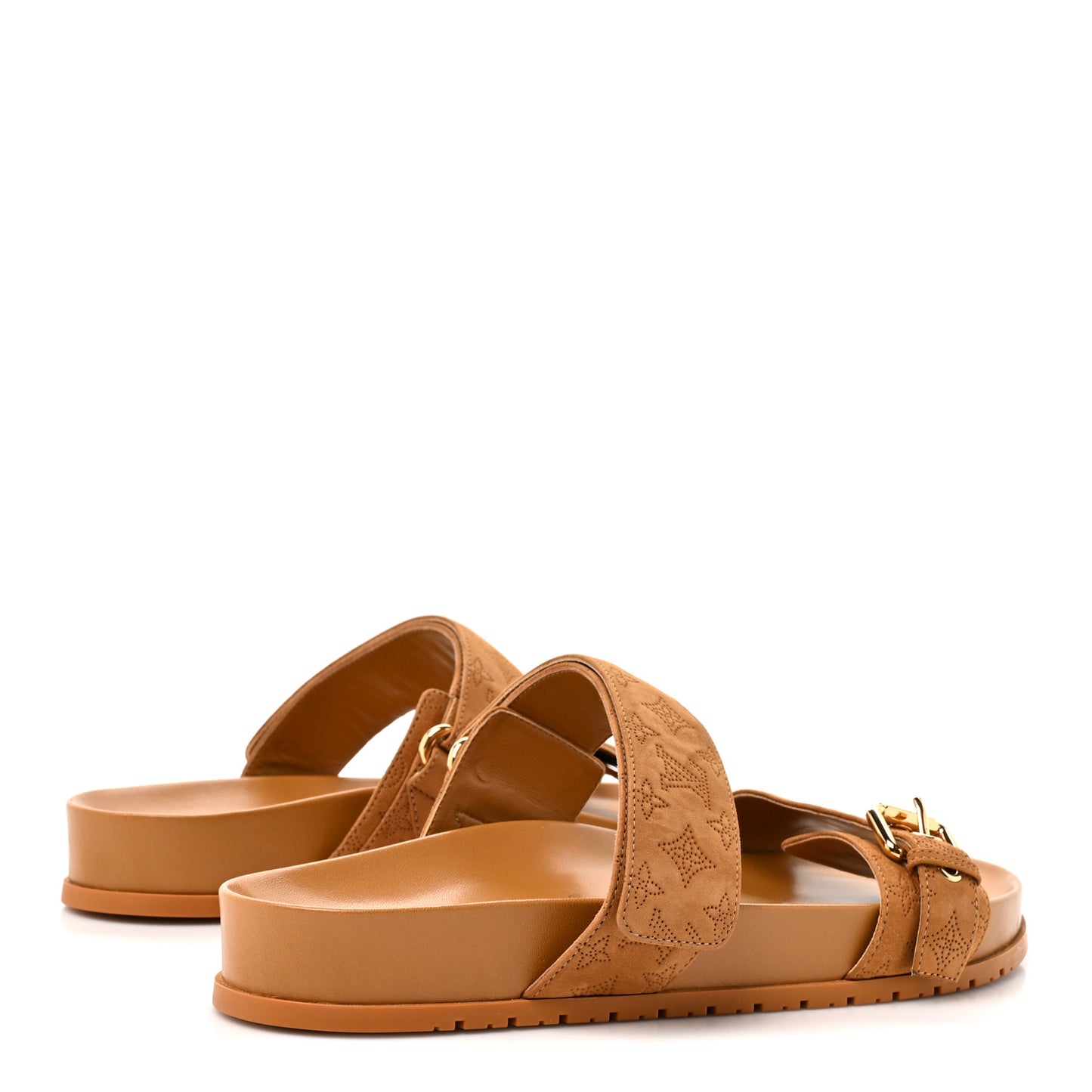 Suede Bom Dia Comfort Mule Sandals 40 Camel