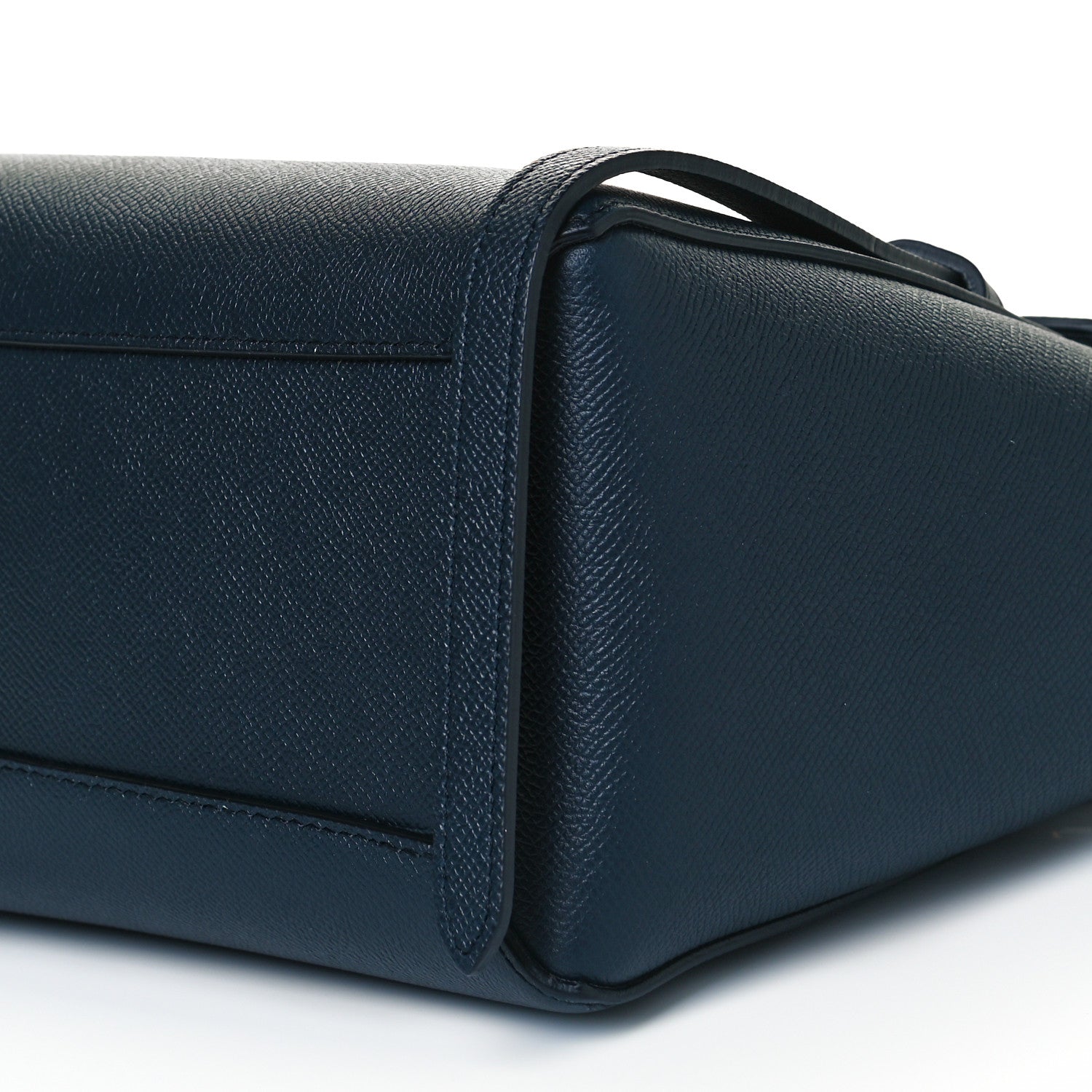 Celine Baby Grained Calfskin Micro Belt Bag Navy Blue 9 of 10
