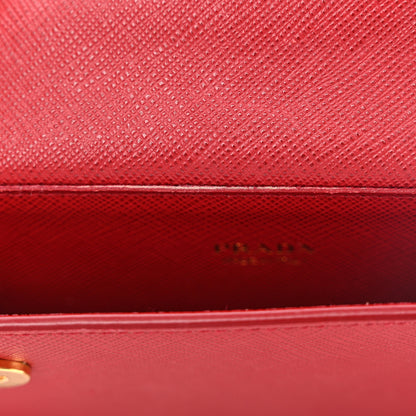 Prada Saffiano Metal Oro Phone Case Rosso 13 of 16