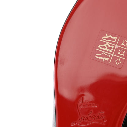 Christian Louboutin Calfskin Conclusive Ankle Strap Flats 38 Black 11 of 16