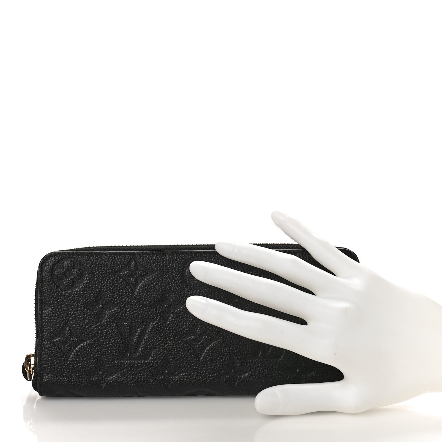 Louis Vuitton Empreinte Clemence Wallet Black 2 of 9