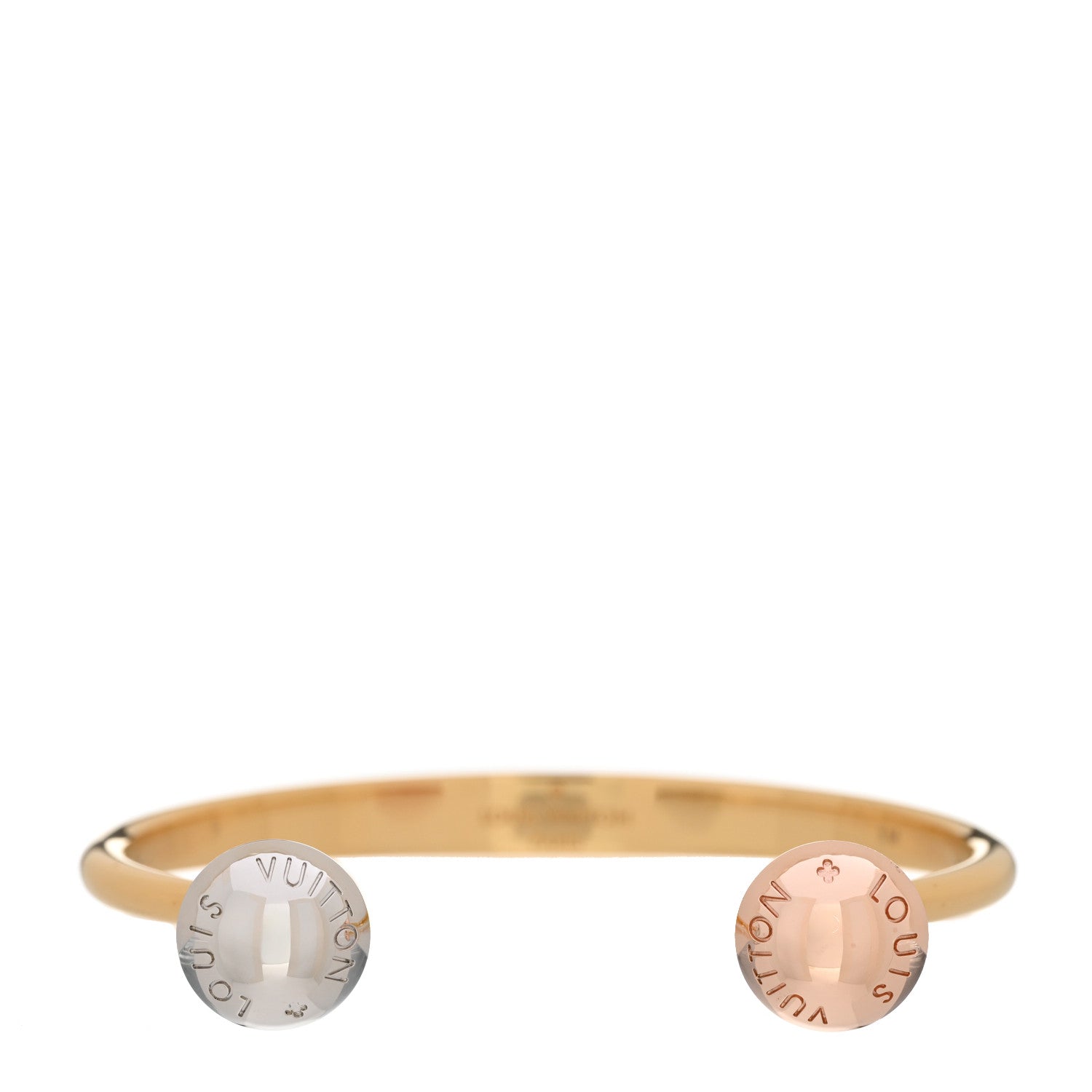 Louis Vuitton Metal Studdy Bracelet M Gold Rose Gold Silver 3 of 10