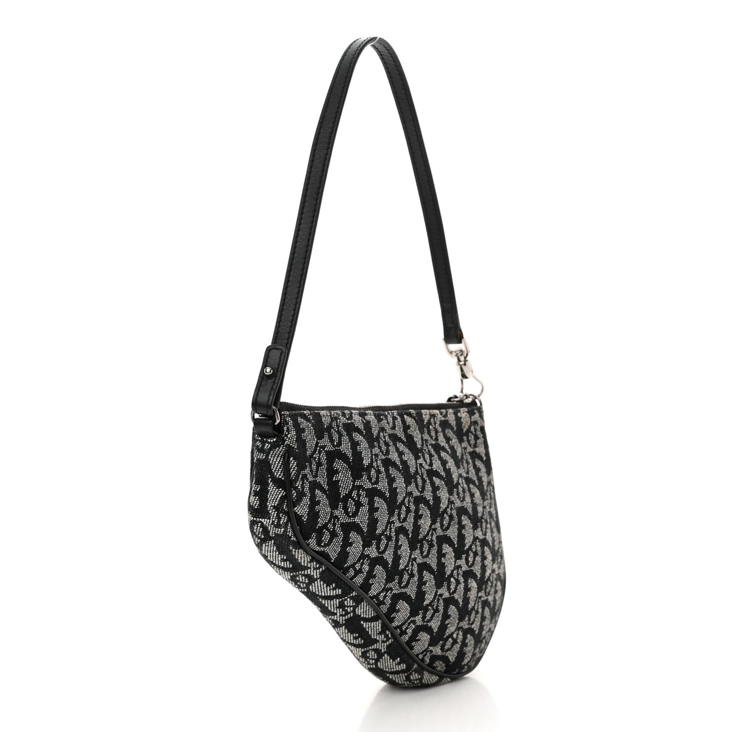 Monogram Mini Saddle Pochette Black