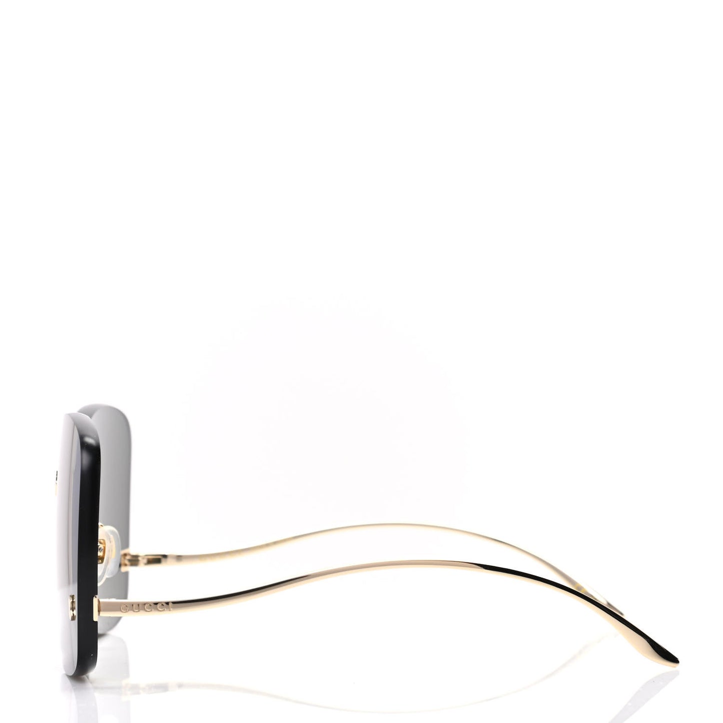Metal Rimless Sunglasses GG0352S Gold