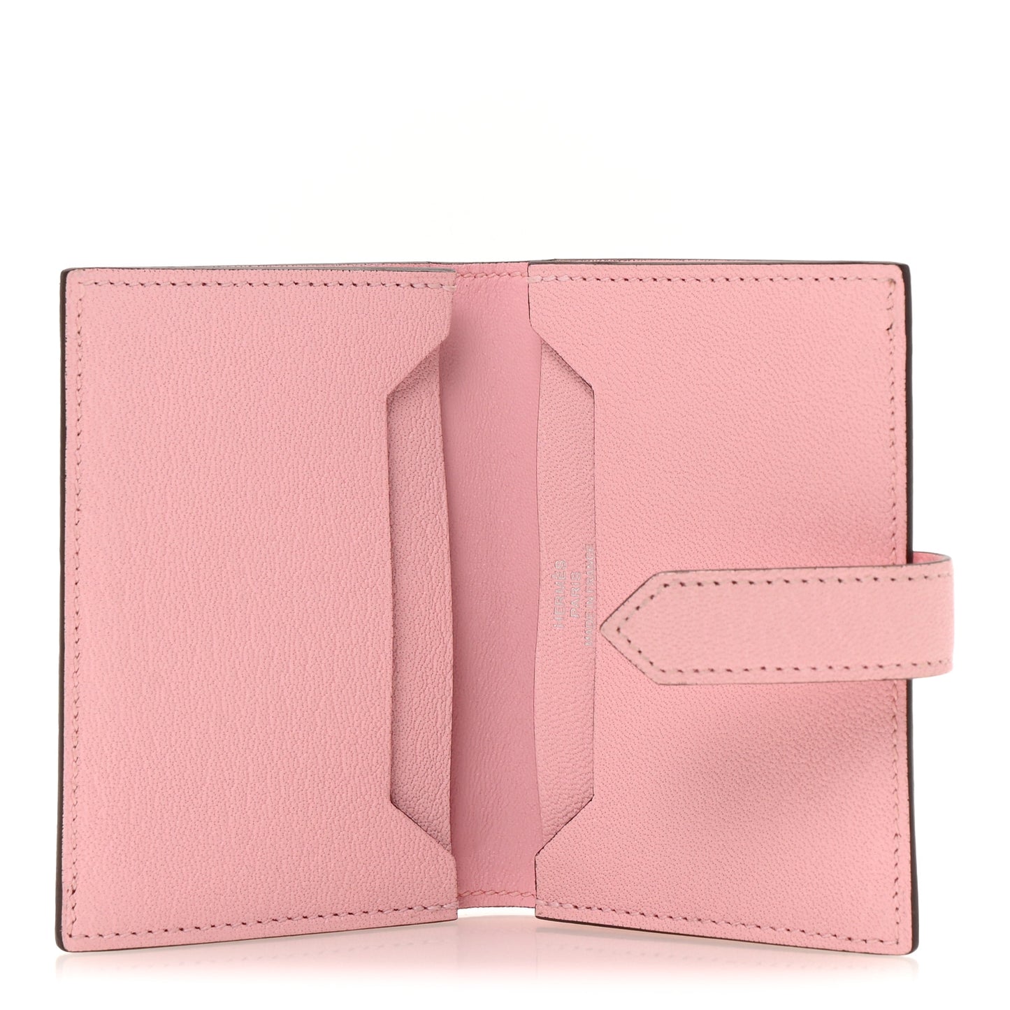 Chevre Mysore Bearn Card Holder Wallet Rose Sakura