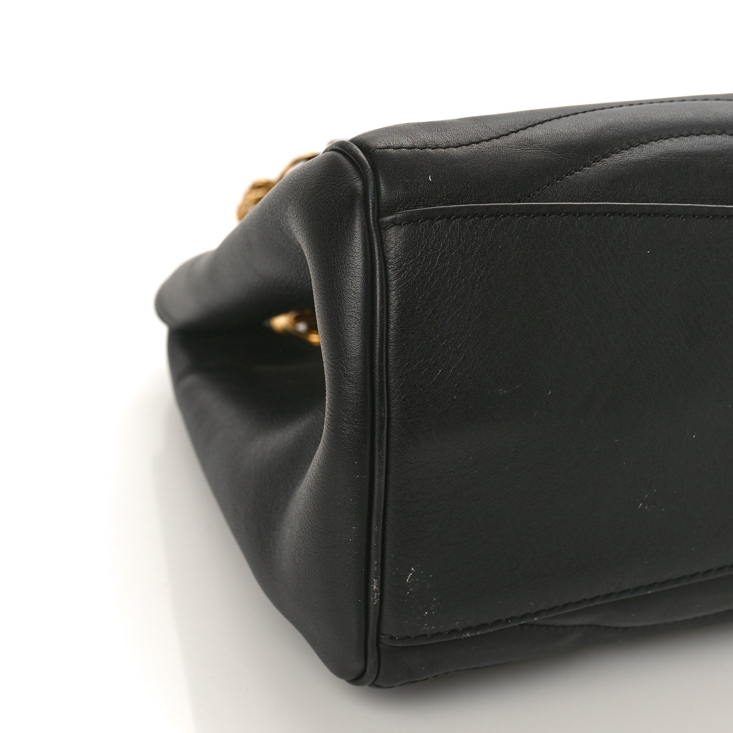 Calfskin New Wave Chain Tote Black