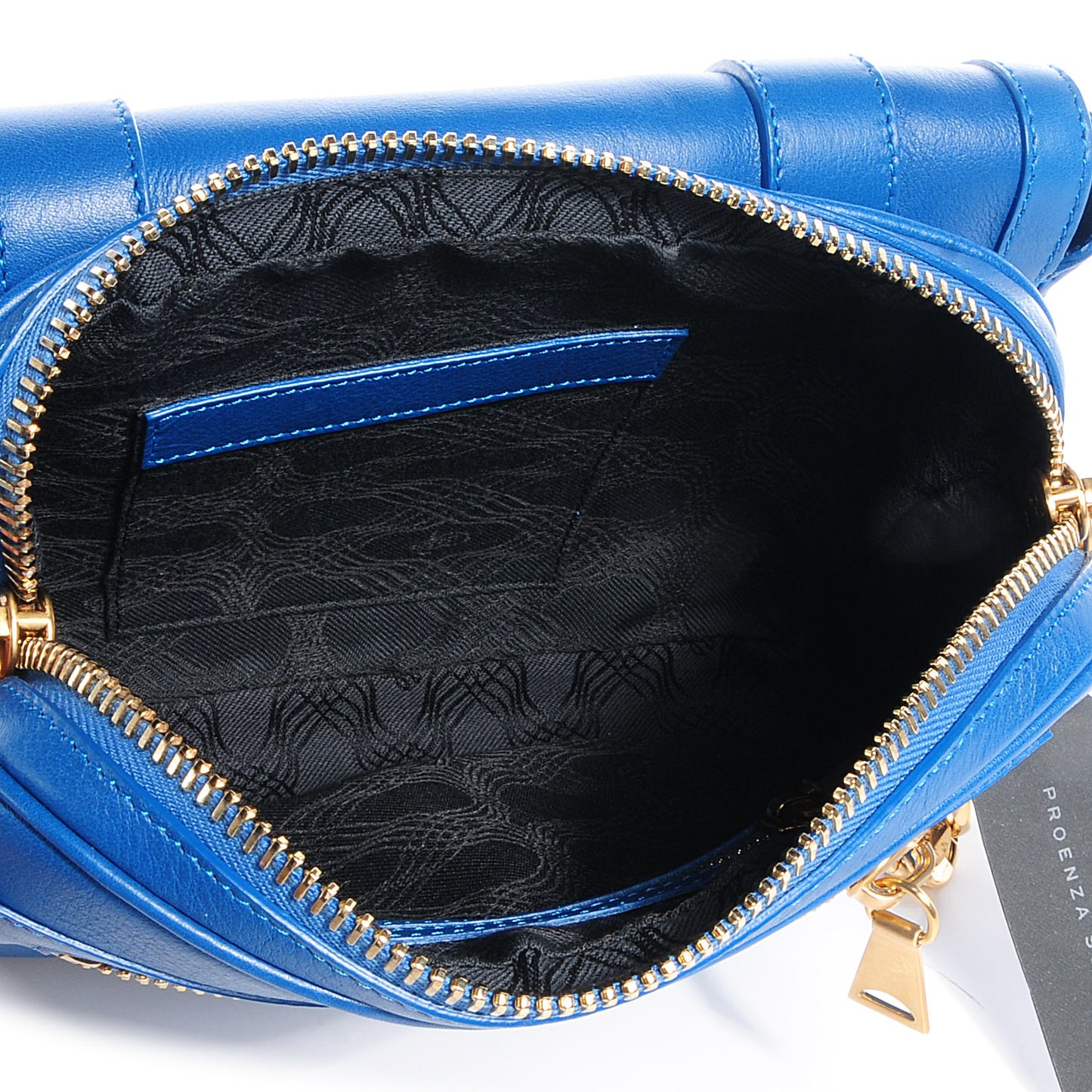 Calfskin Chain Strap Double Bag Peacock