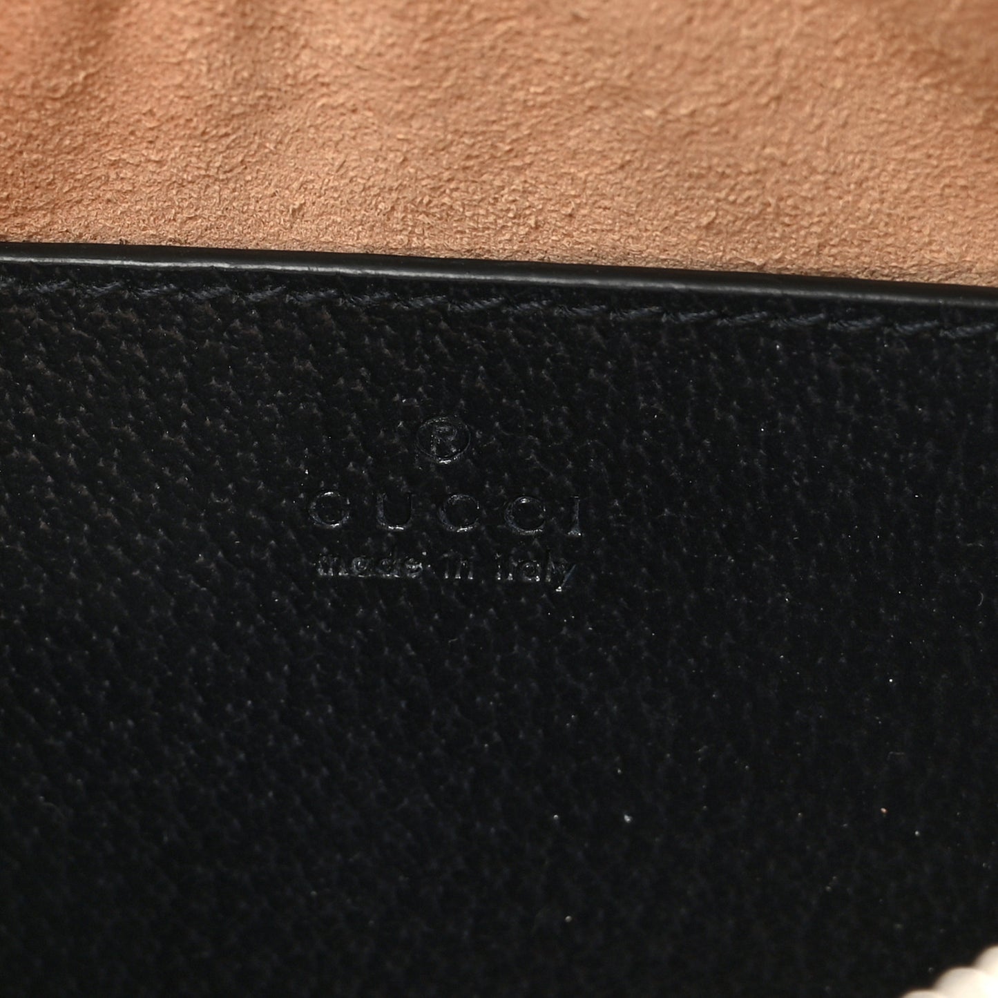 GG Supreme Monogram Textured Dollar Calfskin Web Mini Ophidia Shoulder Bag Beige Blue