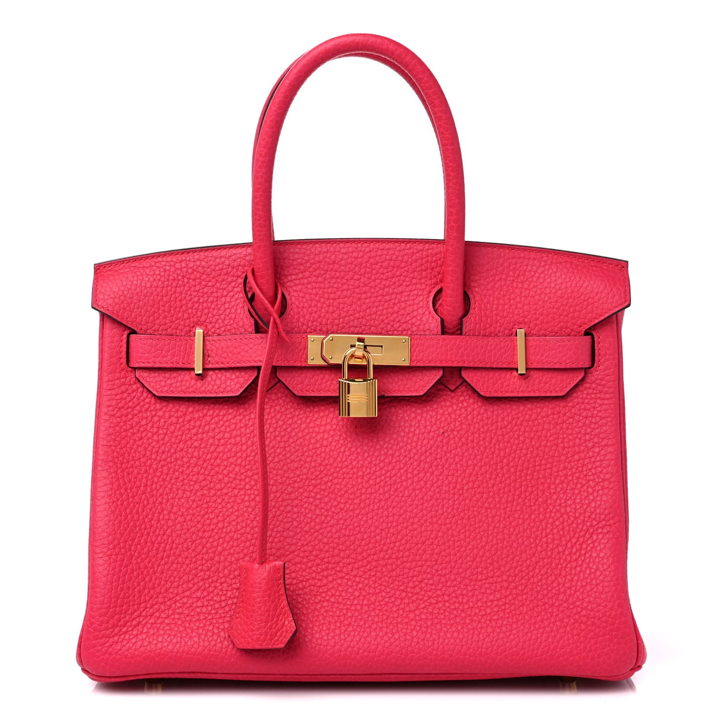 Taurillon Clemence Birkin 30 Rose Extreme