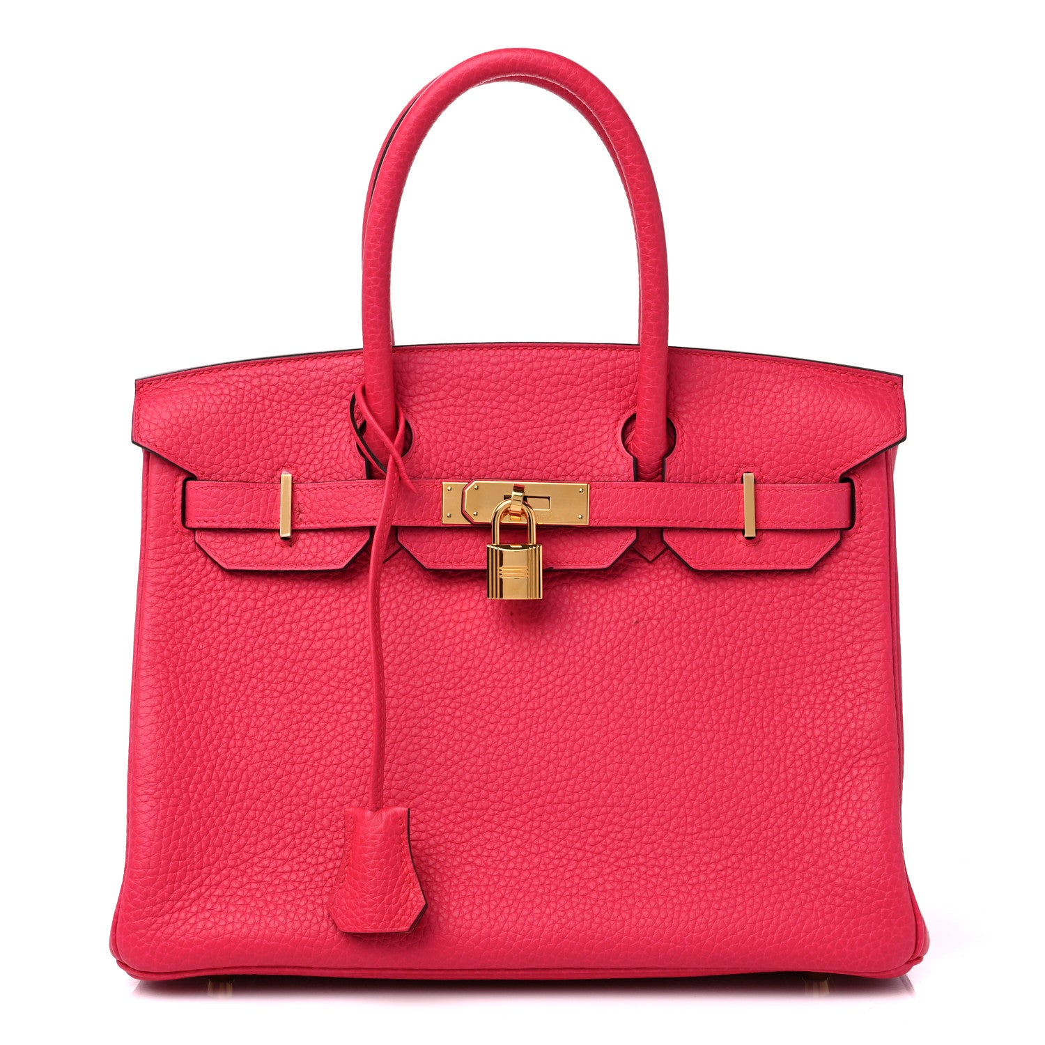 Hermes Taurillon Clemence Birkin 30 Rose Extreme 1 of 14