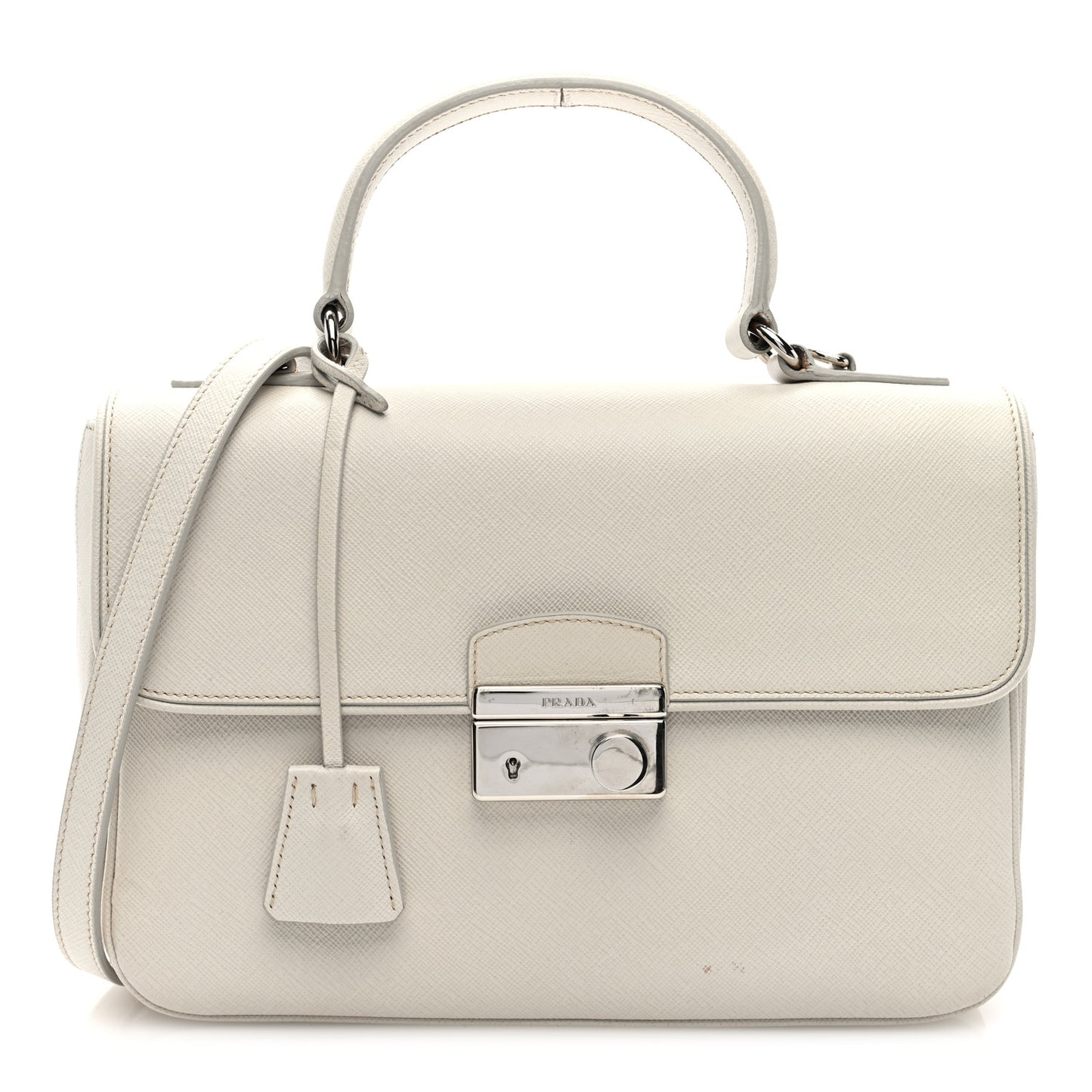 Saffiano Lux Sound Top Handle Pomice