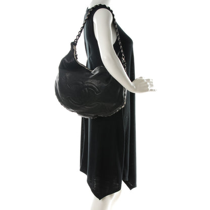 Chanel Calfskin Modern Chain Hobo Black 2 of 7
