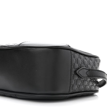 Gucci Microguccissima Mini Bree Messenger Bag Black 10 of 10
