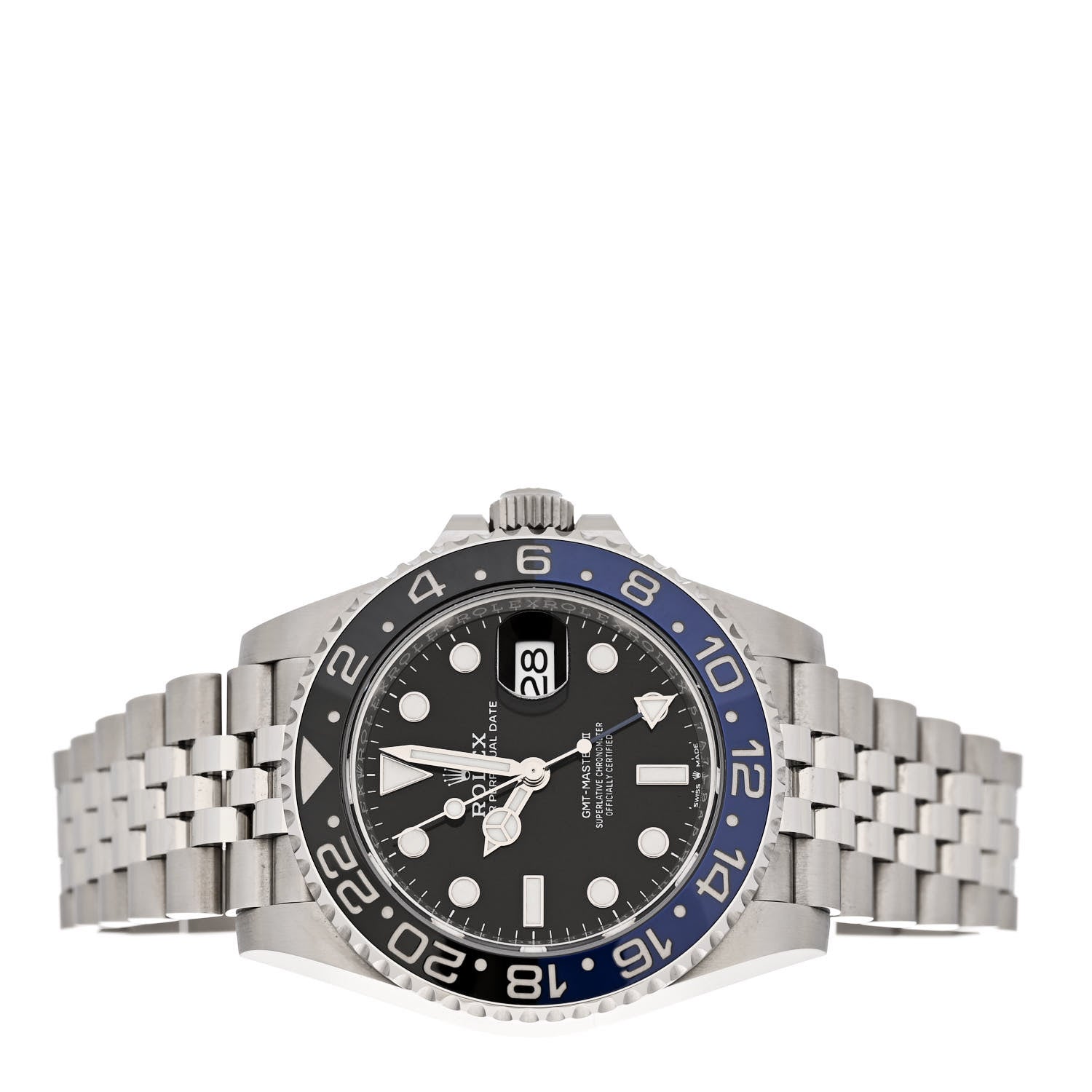 Rolex Stainless Steel 40mm Oyster Perpetual Date GMT Master Ⅱ Batgirl Watch 126710BLNR 2 of 5
