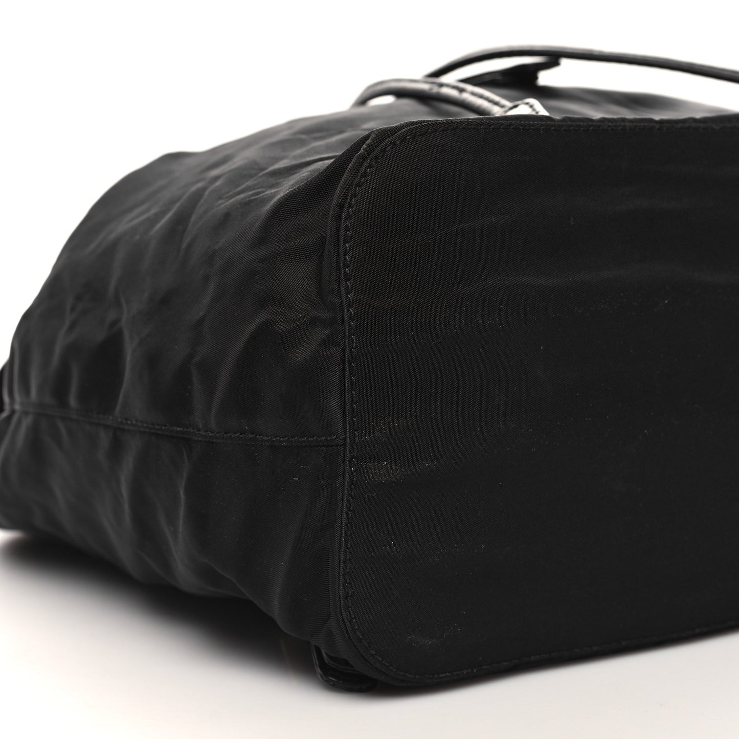 Tessuto Nylon Vela Chain Backpack Black