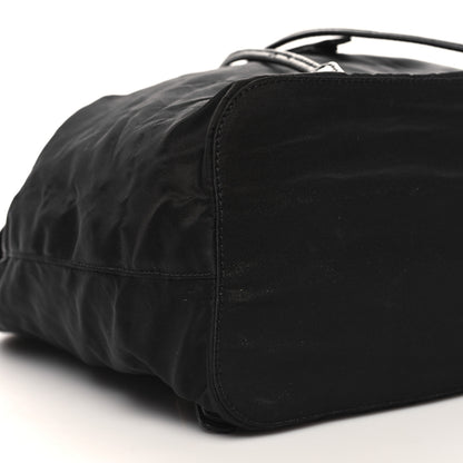 Prada Tessuto Nylon Vela Chain Backpack Black 8 of 10