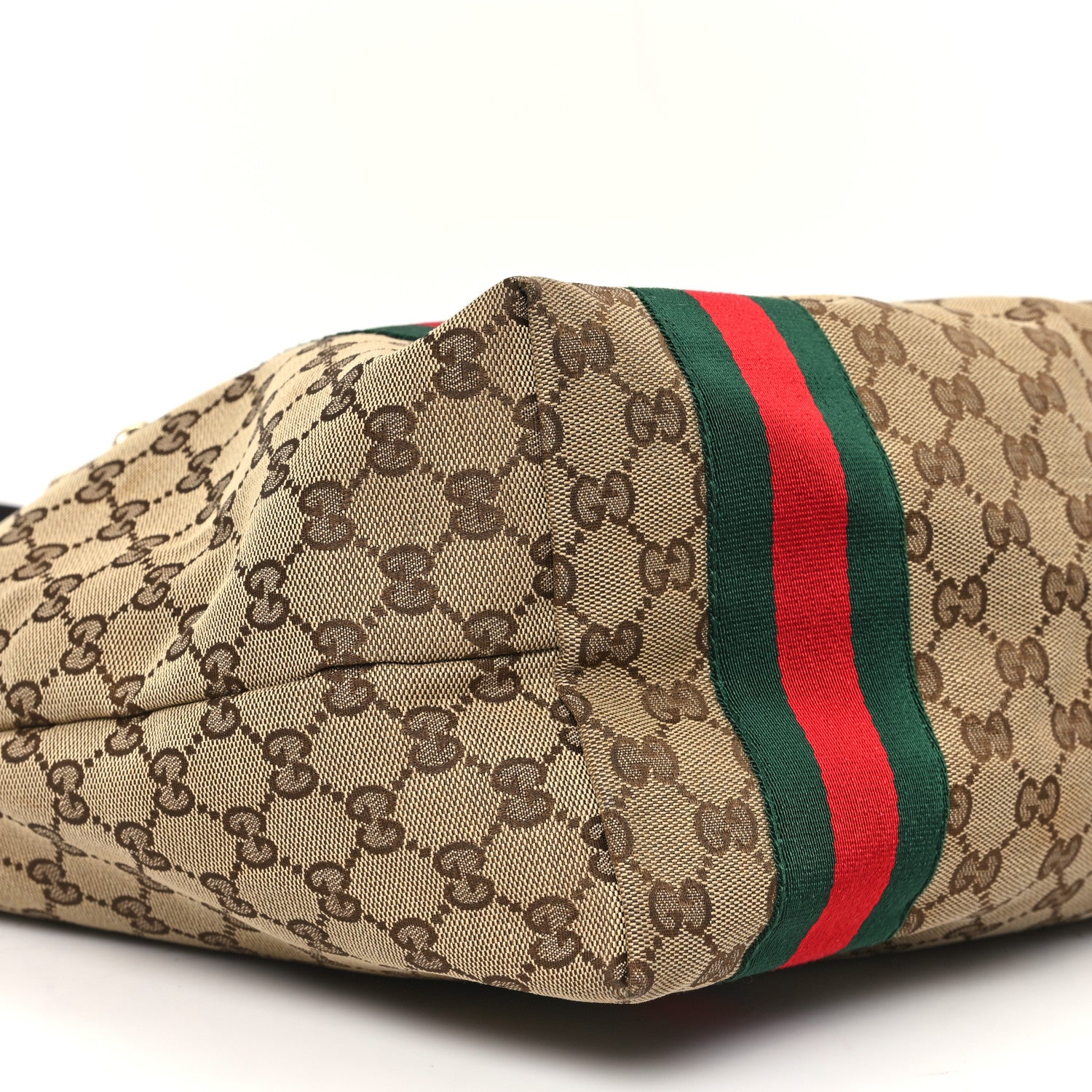 Gucci Monogram Web Large Jolie Tote Brown 9 of 10