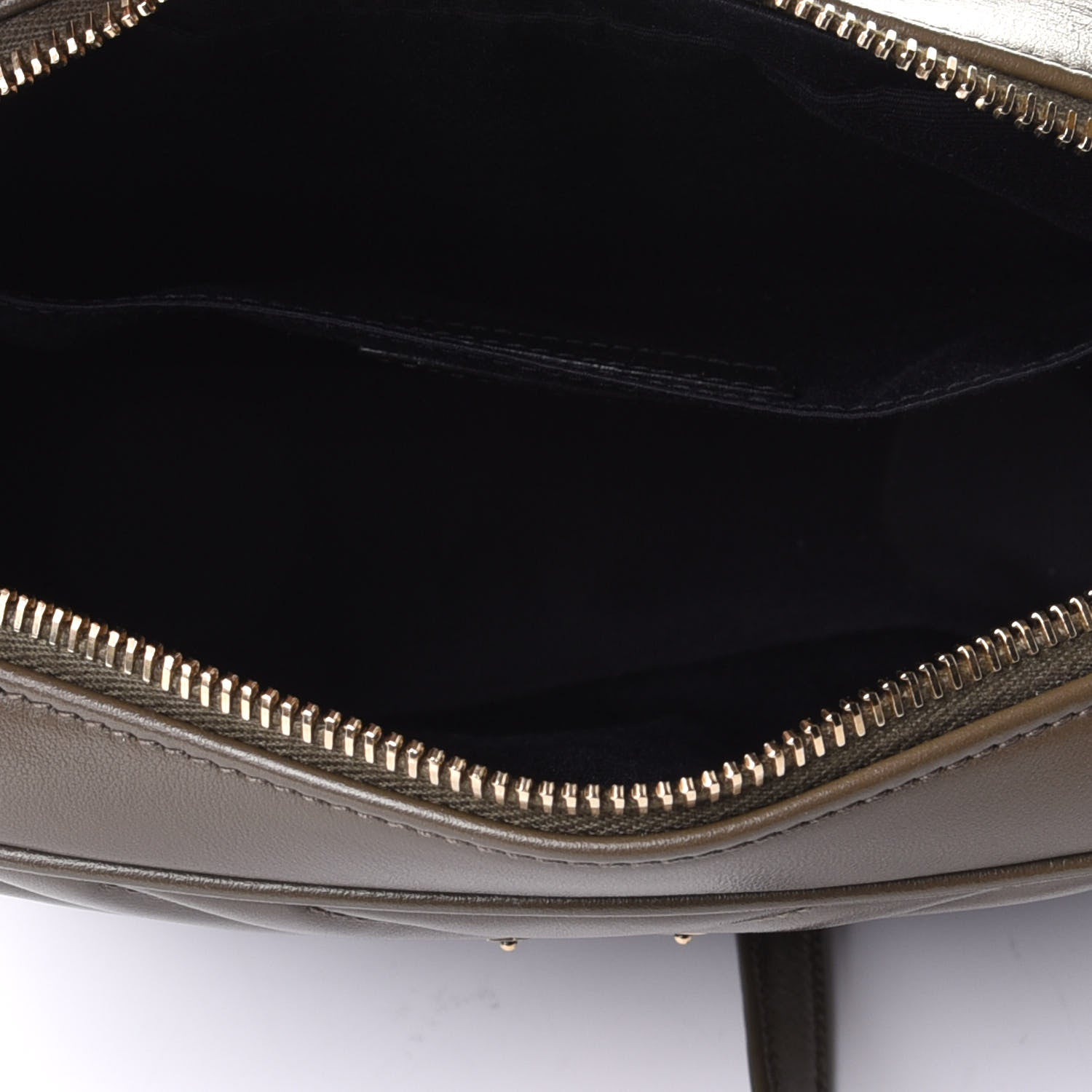 Saint Laurent Calfskin Matelasse Monogram Lou Camera Bag Military Olive 3 of 3