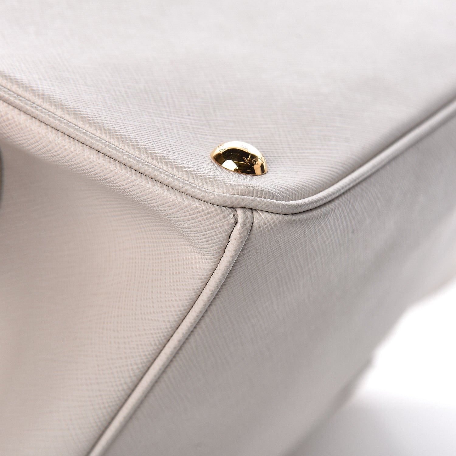 Prada Saffiano Large Galleria Double Zip Tote Talco 10 of 10