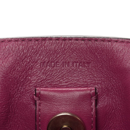 Christian Dior Bullcalf Medium Diorissimo Tote Black Rose Indien 8 of 15