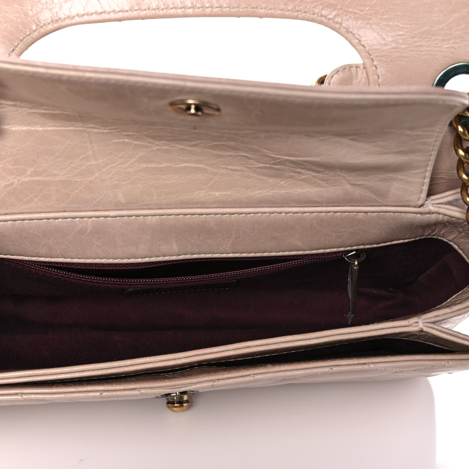 Chanel Glazed Calfskin Medium Perfect Edge Flap Light Pink 4 of 10