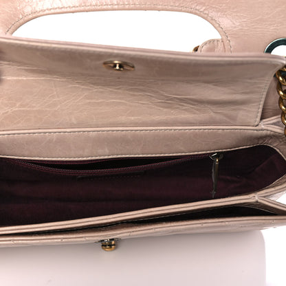 Chanel Glazed Calfskin Medium Perfect Edge Flap Light Pink 4 of 10