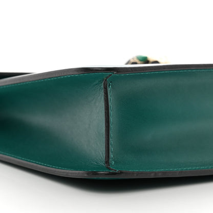 Bulgari Calfskin Small Serpenti Forever Snake Strap Crossbody Bag Emerald Green 8 of 10
