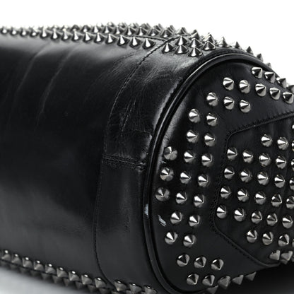 Burberry Lambskin Studded Medium Edenham Satchel Black 7 of 10