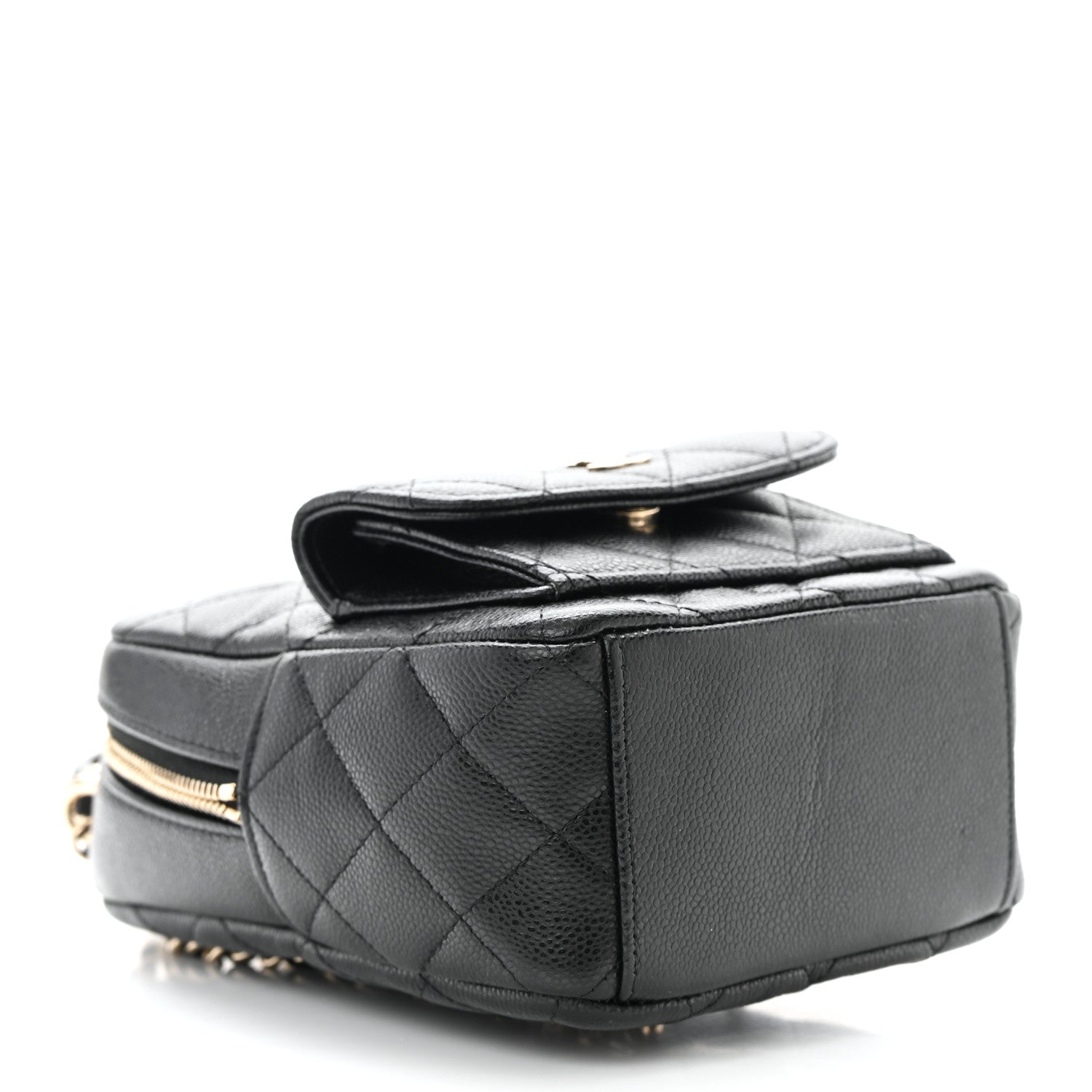 Chanel Caviar Quilted CC Mini Classic Backpack Black 4 of 10