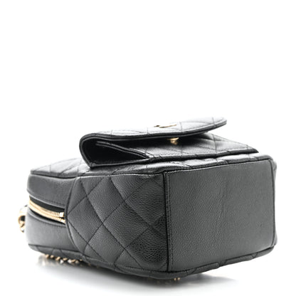 Chanel Caviar Quilted CC Mini Classic Backpack Black 4 of 10