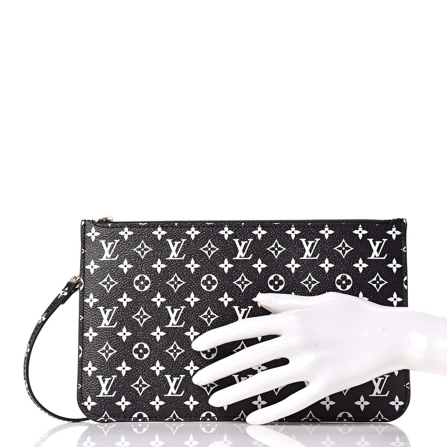 Monogram Giant Jungle Neverfull MM GM Pochette Black