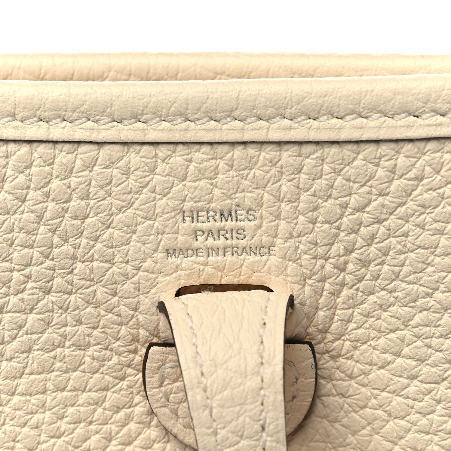 Hermes Taurillon Clemence Quadrille Evelyne TPM Nata Citron 5 of 8