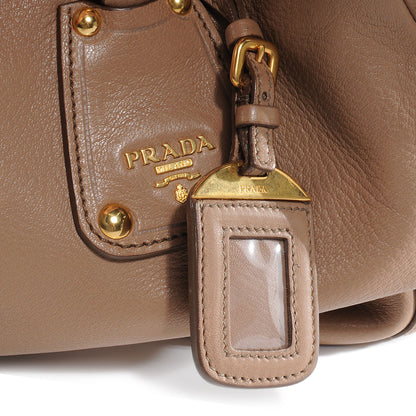 Prada Cervo Deerskin Tote Visone 5 of 10