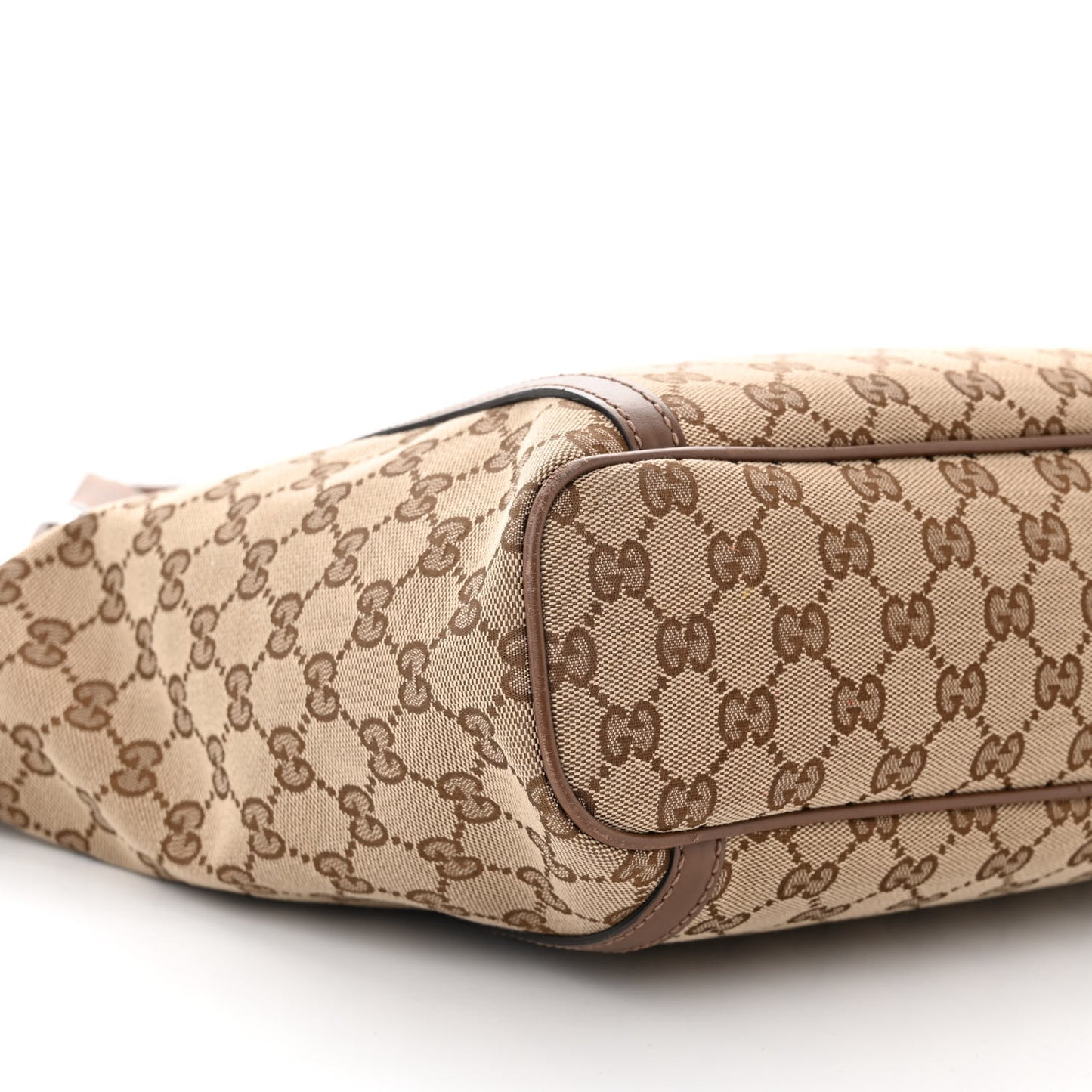 GG Supreme Monogram Medium Joy Tote Brown