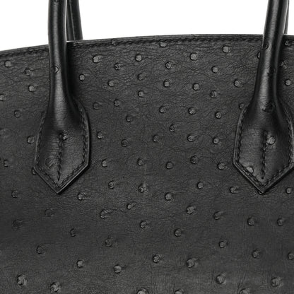 Hermes Ostrich Birkin 30 Black 12 of 16