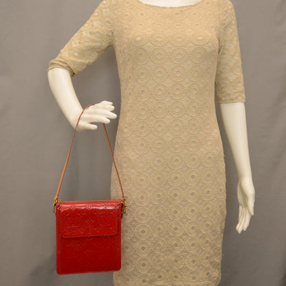 Louis Vuitton Vernis Mott Red 2 of 7