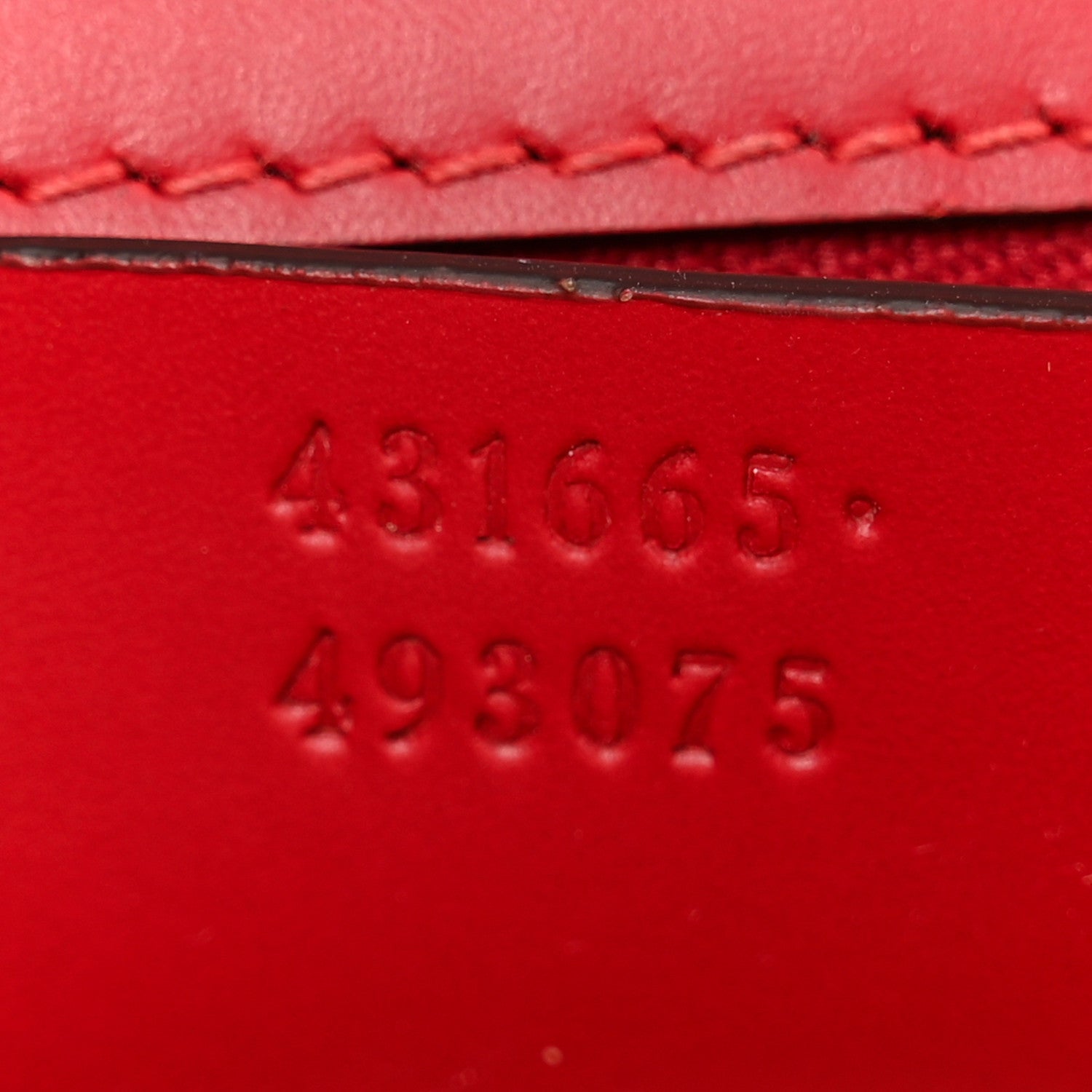 Gucci Calfskin Medium Sylvie Top Handle Bag Hibiscus Red 7 of 19