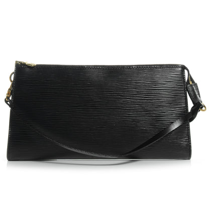 Louis Vuitton Epi Pochette Accessories 24 Black 1 of 7