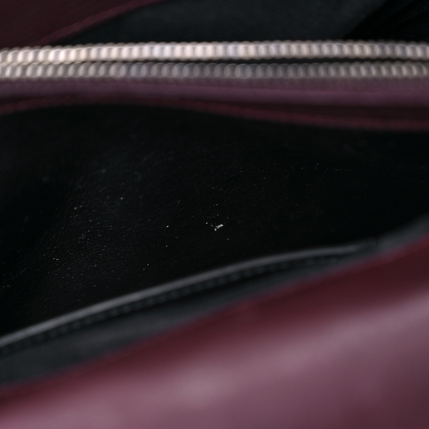 Saint Laurent Sheepskin Matelasse Chevron Large Monogram Satchel Amaranto 14 of 24