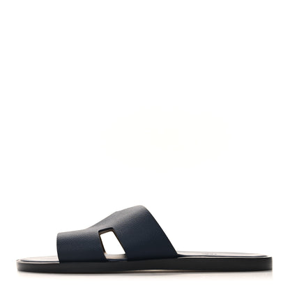 Hermes Epsom Mens Izmir Sandals 43 Marine 1 of 9
