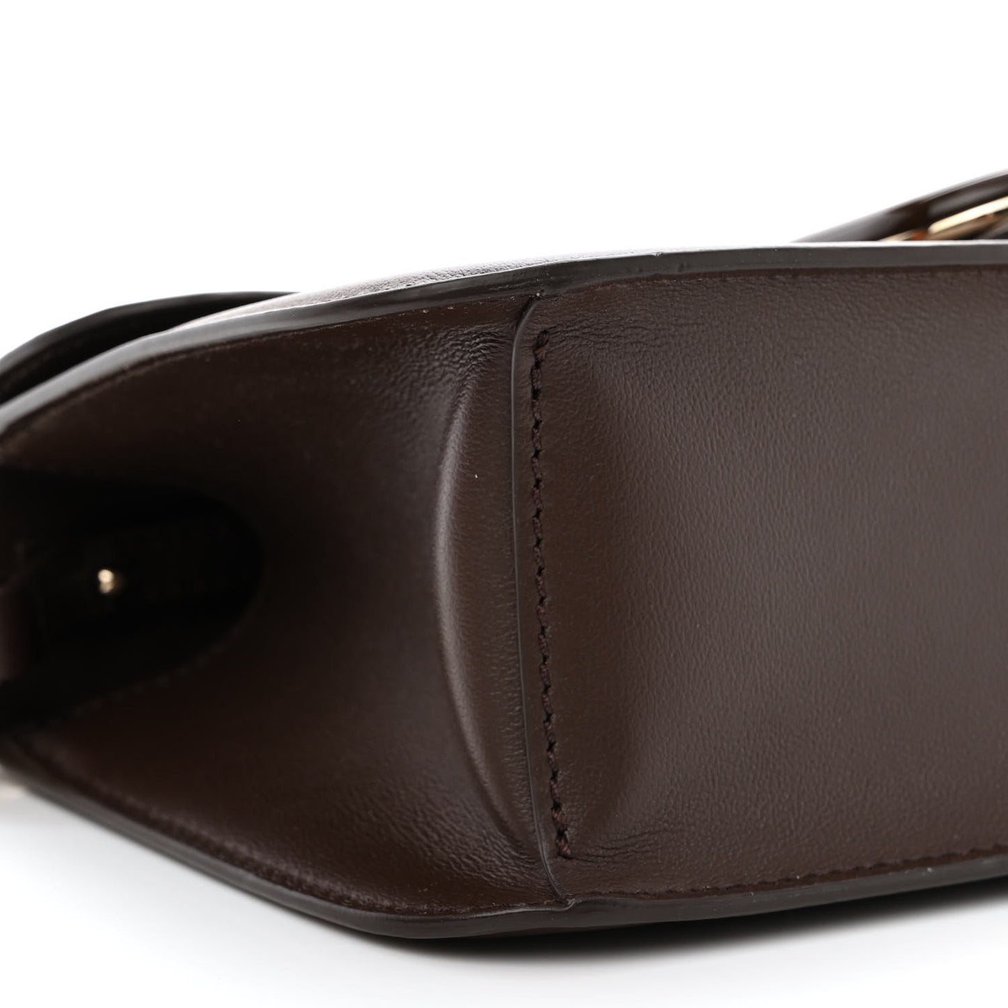Calfskin Enamel Vlogo Loco Shoulder Bag Fondant
