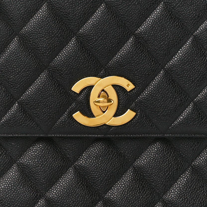 Chanel Caviar Quilted XL Jumbo Single Flap Black 8 of 10