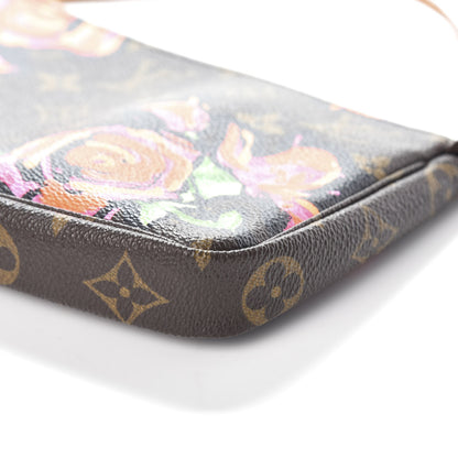 Louis Vuitton Monogram Roses Pochette Accessories 9 of 10