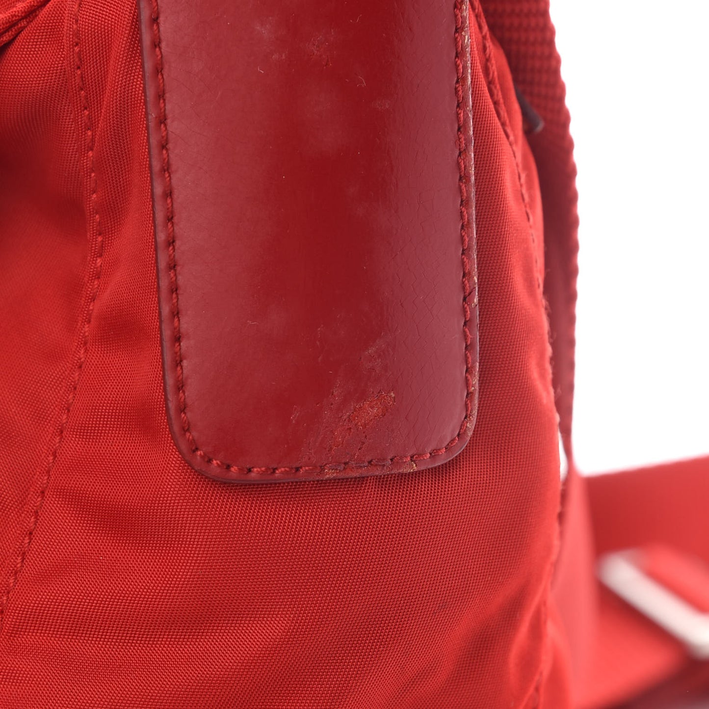 Nylon Vela Sport Messenger Bag Rosso