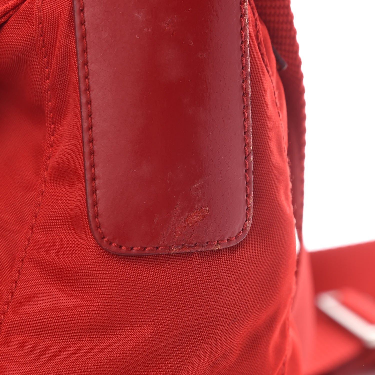 Prada Nylon Vela Sport Messenger Bag Rosso 7 of 11